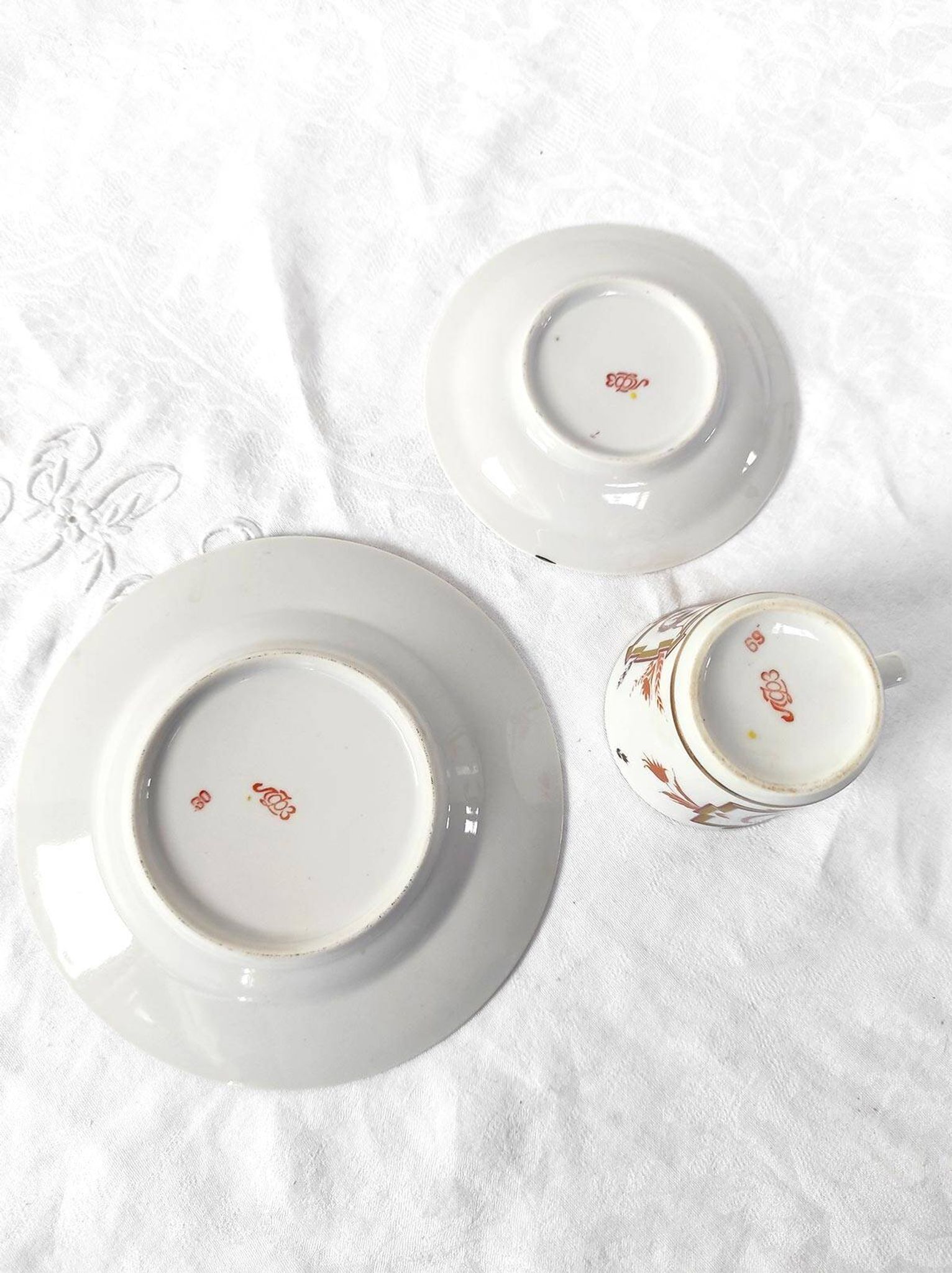 Russian porcelain coffee service Lomonosov Moscow 1980 Olympic Games