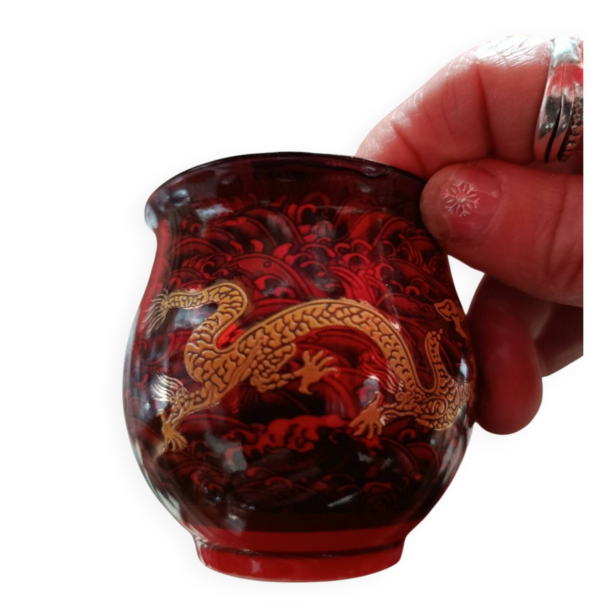 6 Chinese porcelain cups