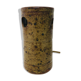 Enamelled green sandstone lamp, 1970