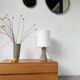 Lampe de bureau ou de table granit pierre sculptée 1970