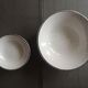 English speckled ceramic dessert set (main course and ramekins) Johnson Brothers - 1970s