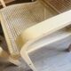Chaises vintage cannage Olivo Pietro
