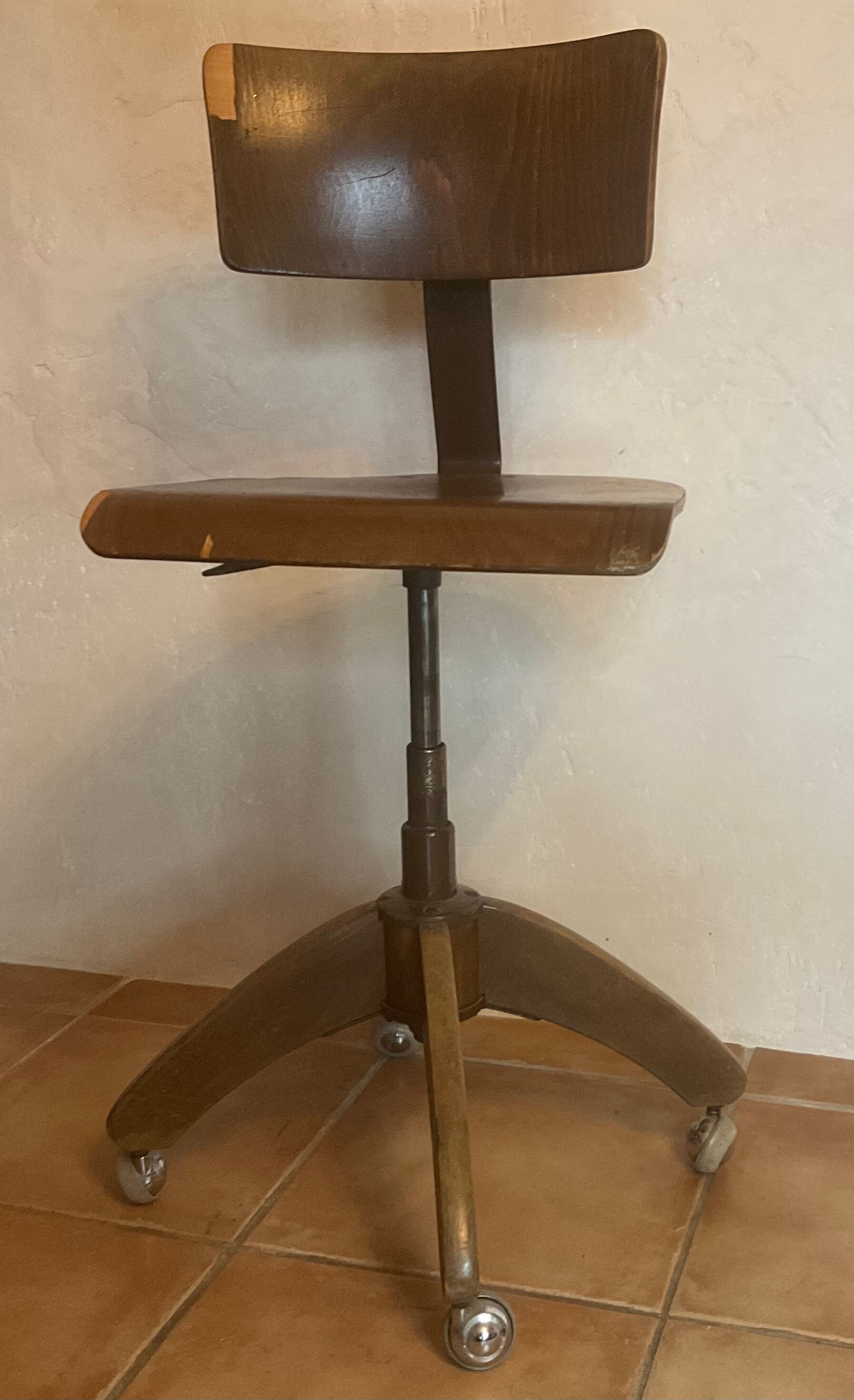 Chaise design par Bohler industriel atelier bureau loft vintage