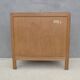 commode vintage en bois pieds compas
