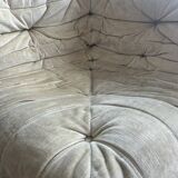 Canapé d’angle Togo ligne Roset en tissu velours beige