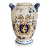 Ancient Vase Pot Decor Angel Cherub Renaissance Style Gien