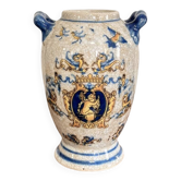 Ancient Vase Pot Decor Angel Cherub Renaissance Style Gien