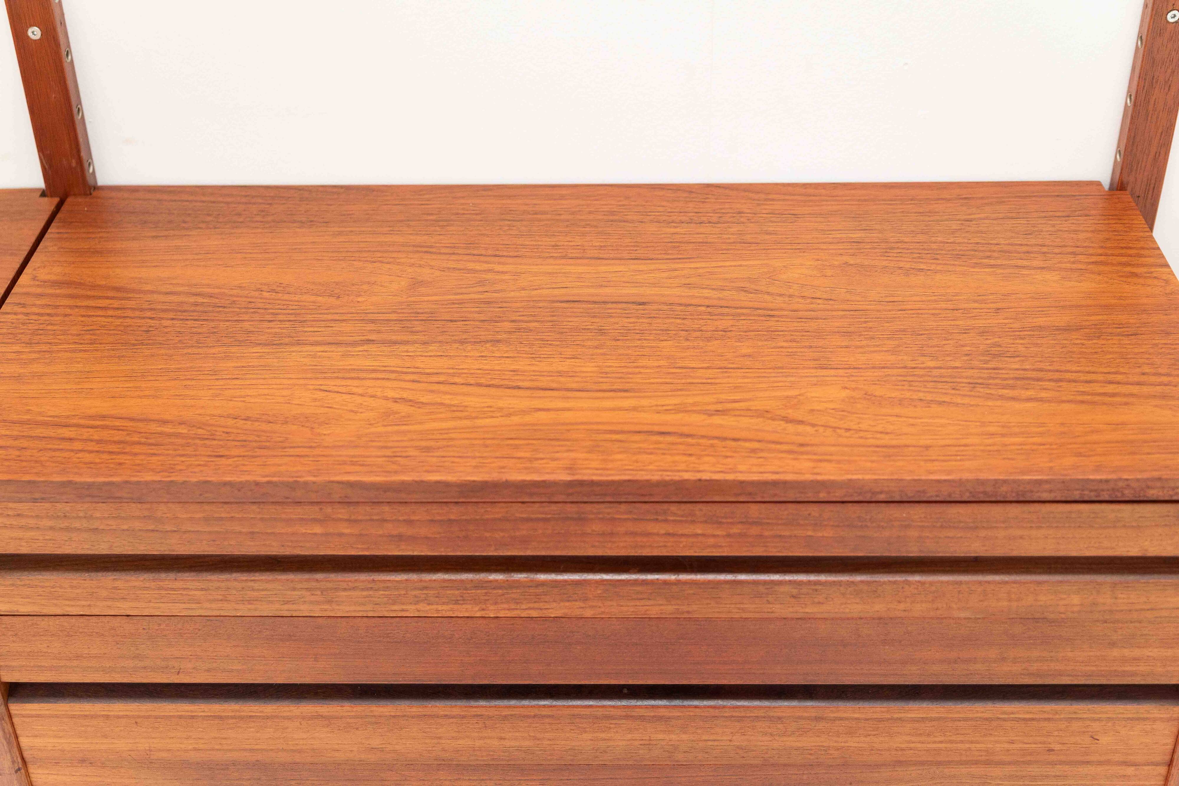 3-bay Cado wall unit by Poul Cadovius