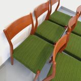 Suite of 6 scandinavian chairs Cees Braakman 50/60s