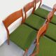 Suite de 6 chaises scandinaves de Cees Braakman 50/60