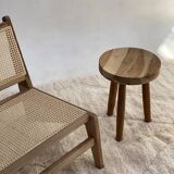 low wooden stool (vintage Moroccan)