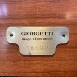 Table basse en merisier léon krier pour giorgetti