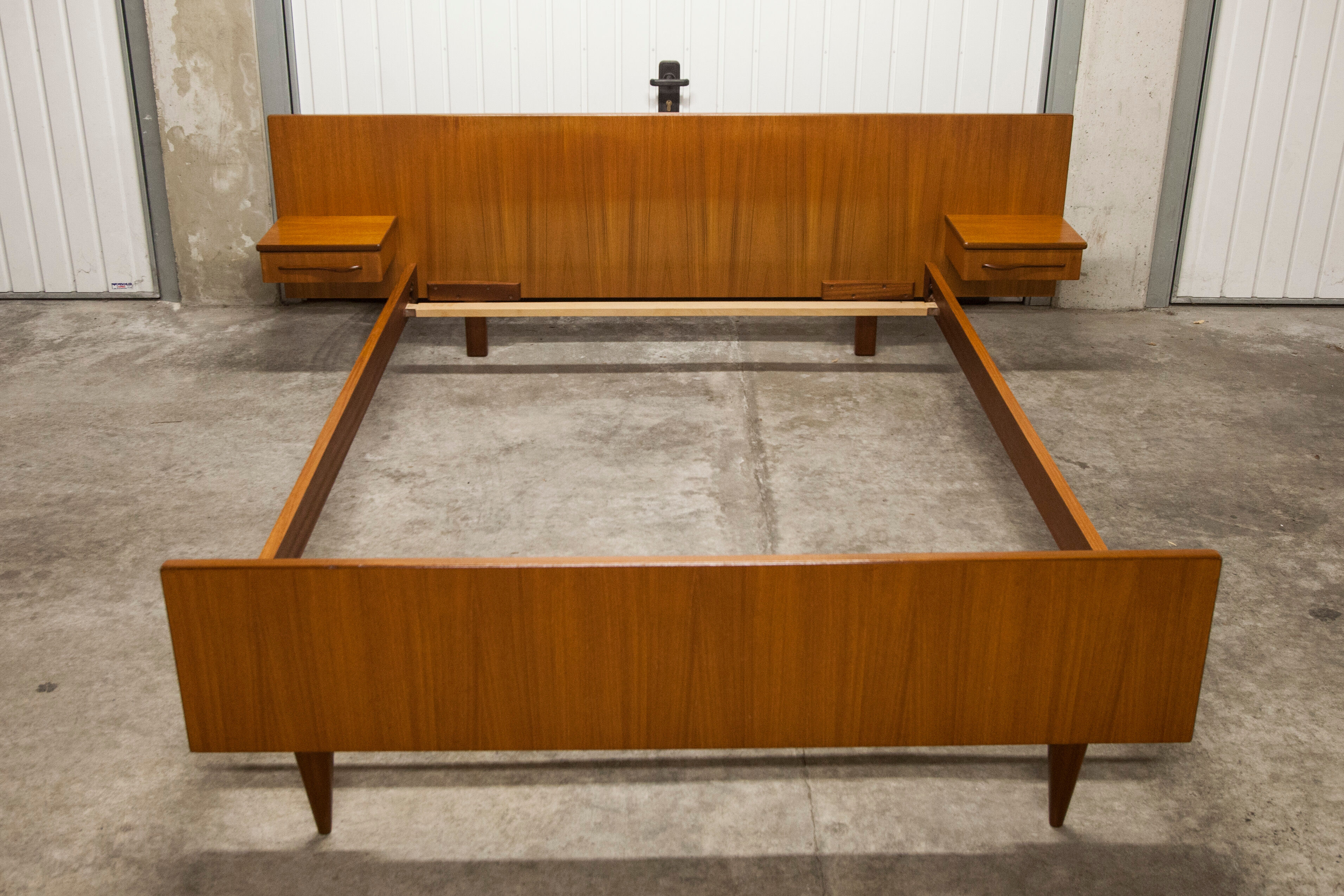 Scandinavian bed 1960 teak