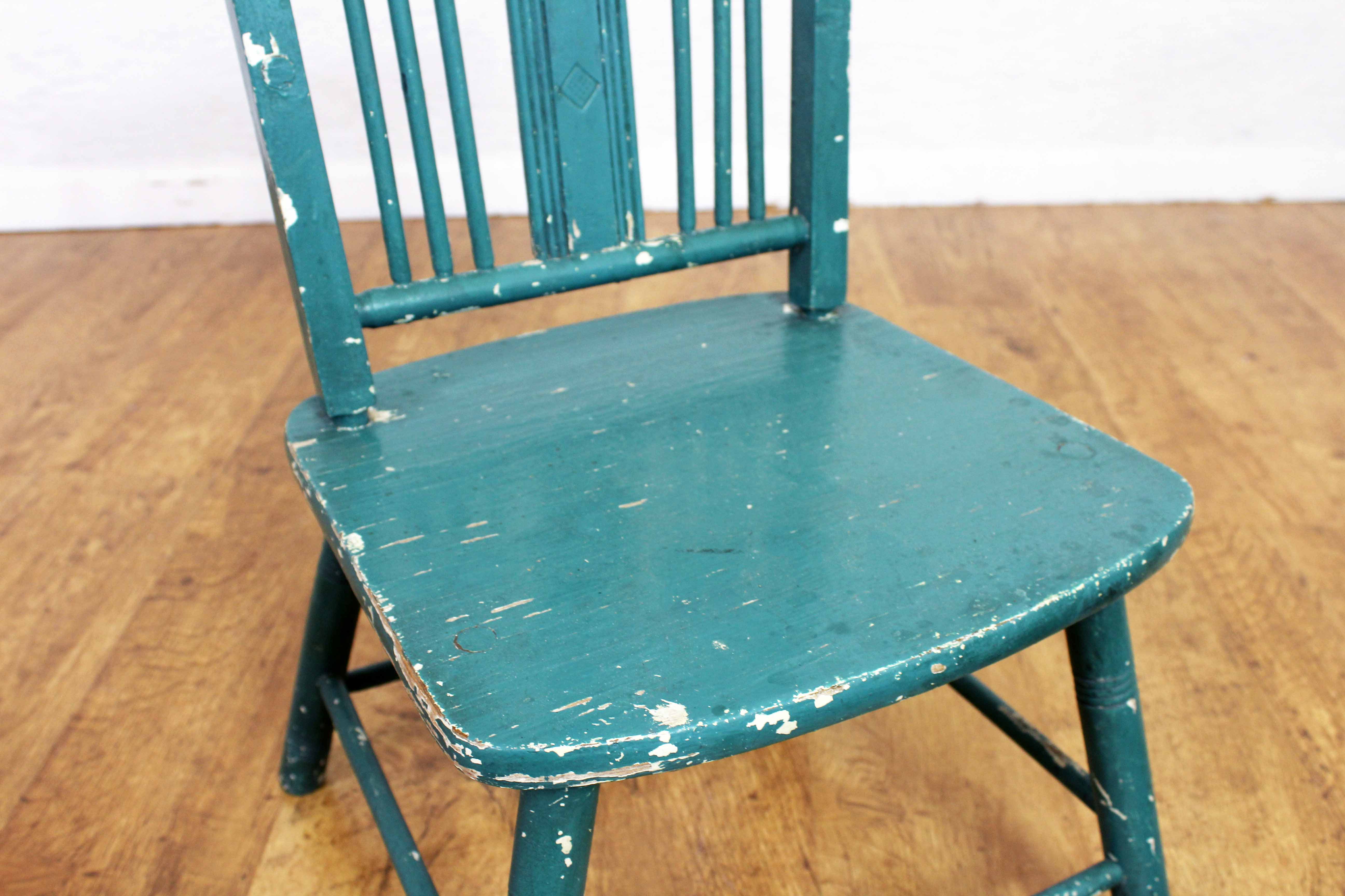 Wooden 50s children's chair