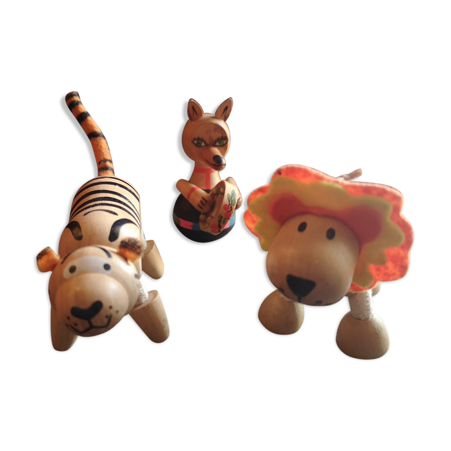 Lot igurines / wooden toys - Anamalz