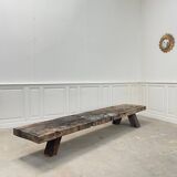 Large 1900 oak coffee table