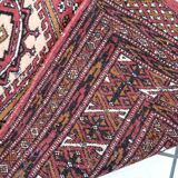 Tapis vintage afghan Ersari fait main en laine – 123 x 183 cm