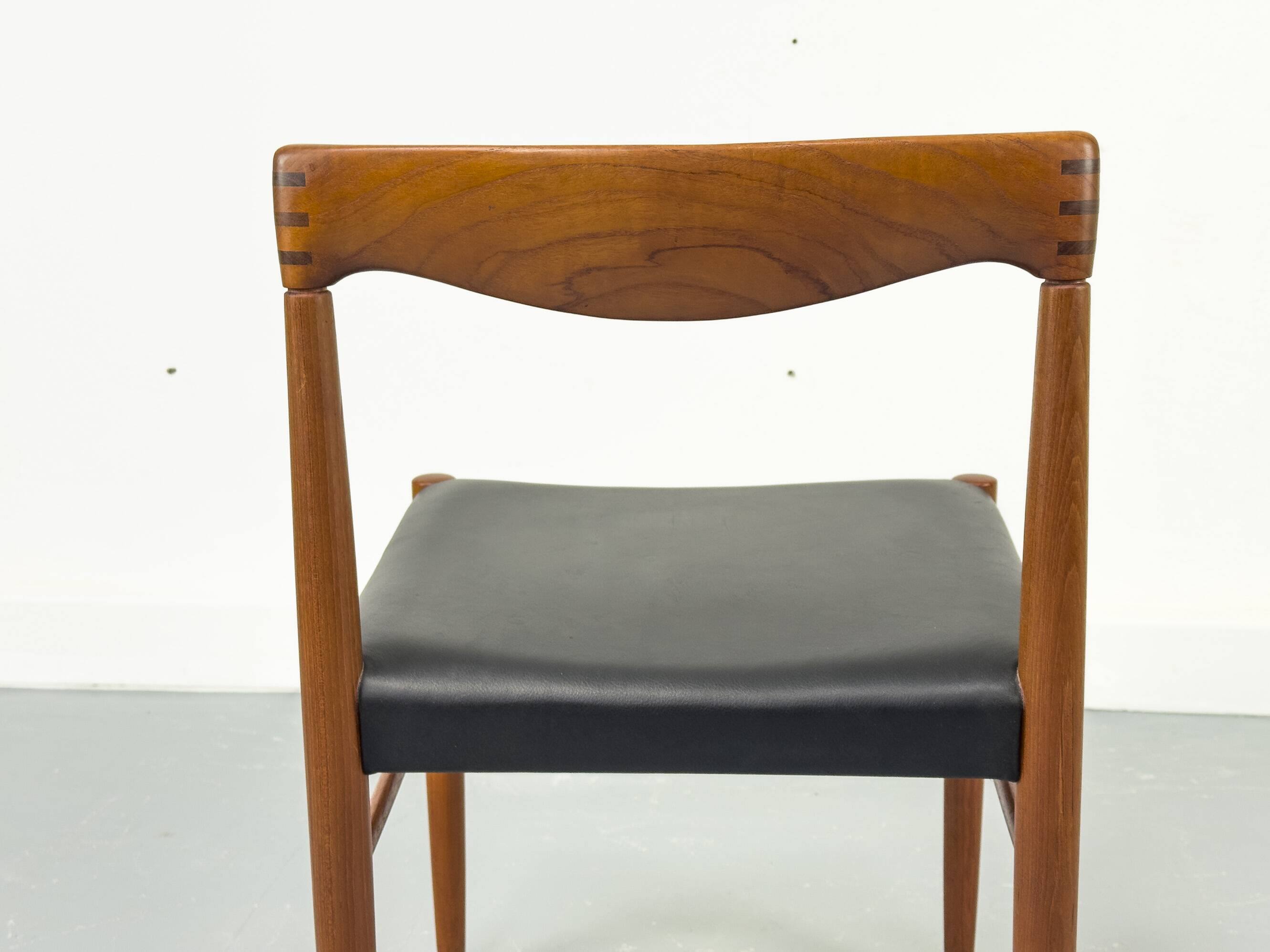 Danish Teak Dining Chairs by H. W. Klein for Bramin, 1960s, Set of 4