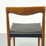 Danish Teak Dining Chairs by H. W. Klein for Bramin, 1960s, Set of 4