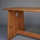 Table en pin suédois par Gilbert Marklund pour Furusnickarn Ab, années 1960