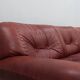 3 seater vintage leather sofa mobil girgi 1970s