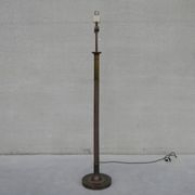 French Mid-Century Brass Floor Lamp
