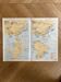 Old industrial map of Asia, Africa & South America