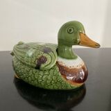 Candy ceramic jar with empty lid pocket
