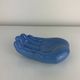 Blue ceramic hand dish, vintage