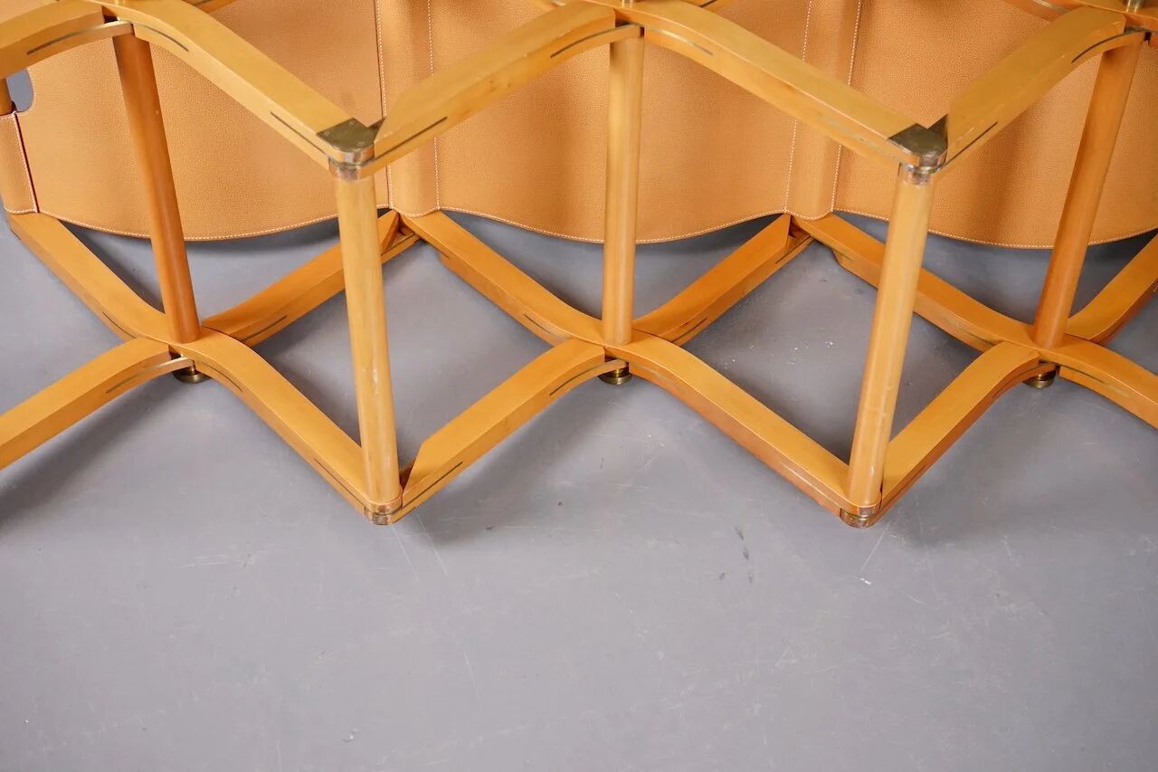 Pippa folding bench by Rena Dumas for Hermès Paris