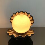Vintage shell lamp from the 70s-80s