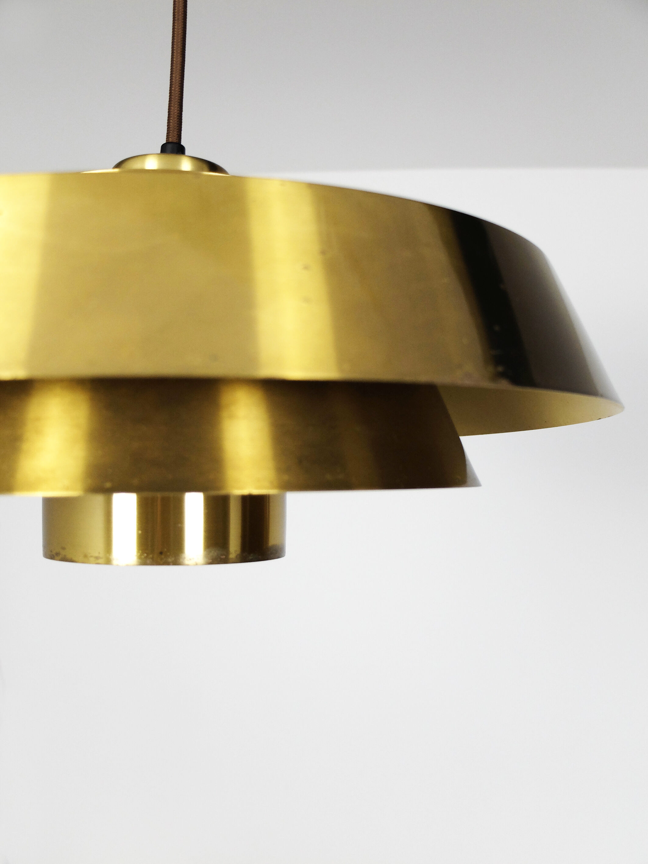 Hanging lamp Nova Brass Jo Hammerborg for Fog & Morup