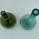 Set of 2 glass bottles souffle xx eme type dame jeanne