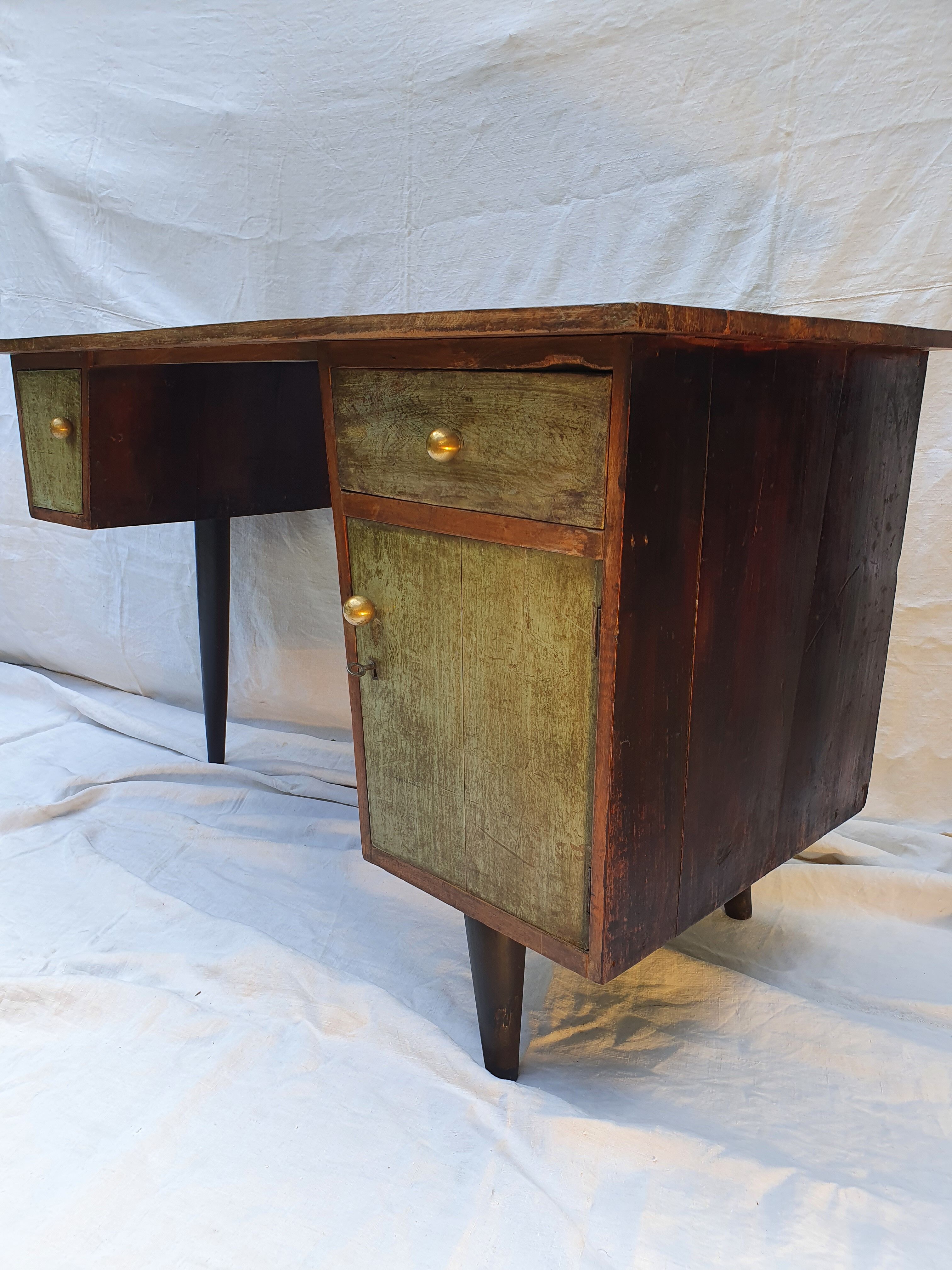 Dutch 1950 teak office