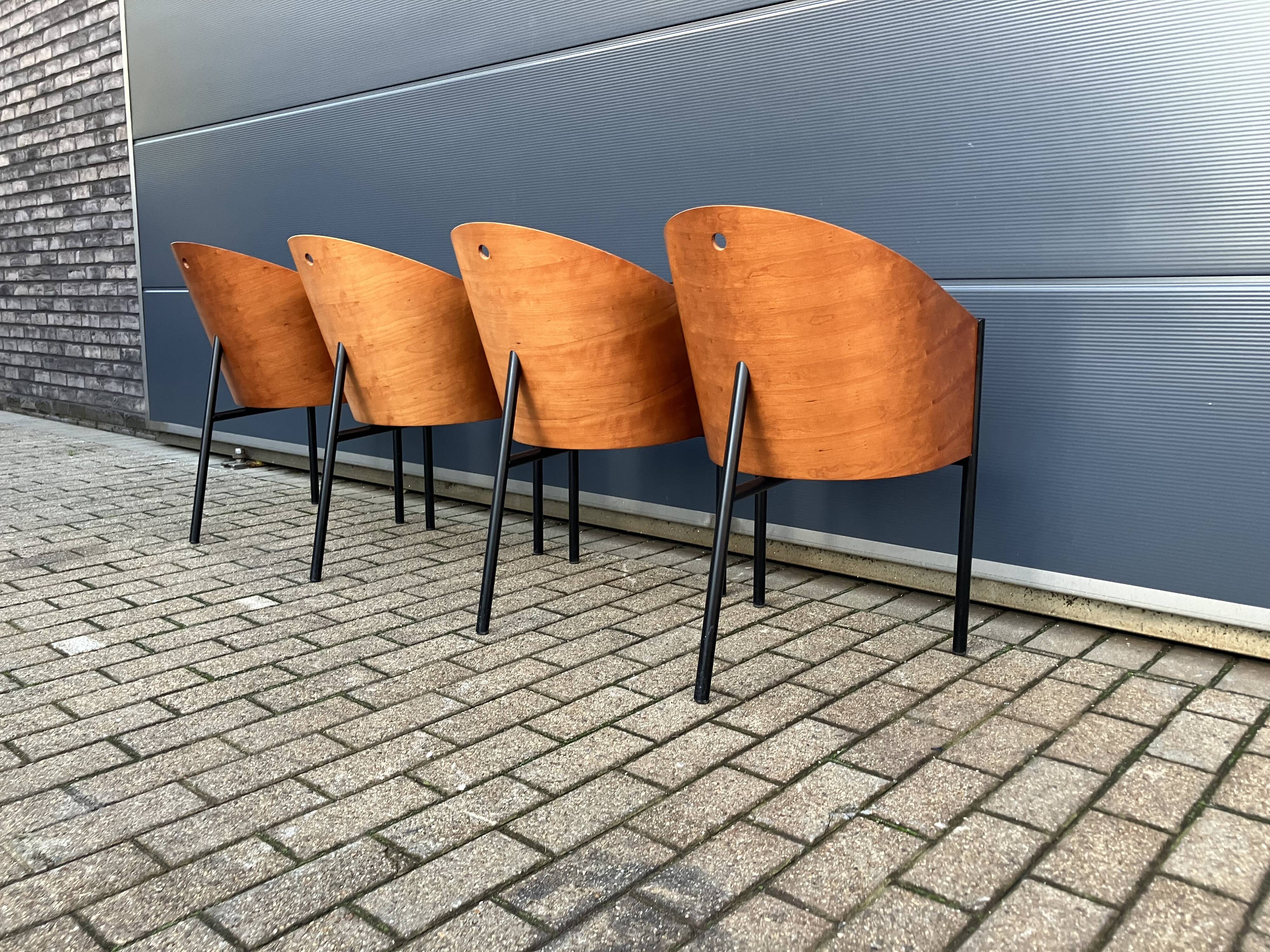 4x originaux chaises Costes Philippe Starck Aleph Driade