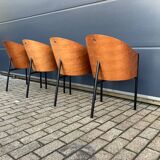 4x originaux chaises Costes Philippe Starck Aleph Driade