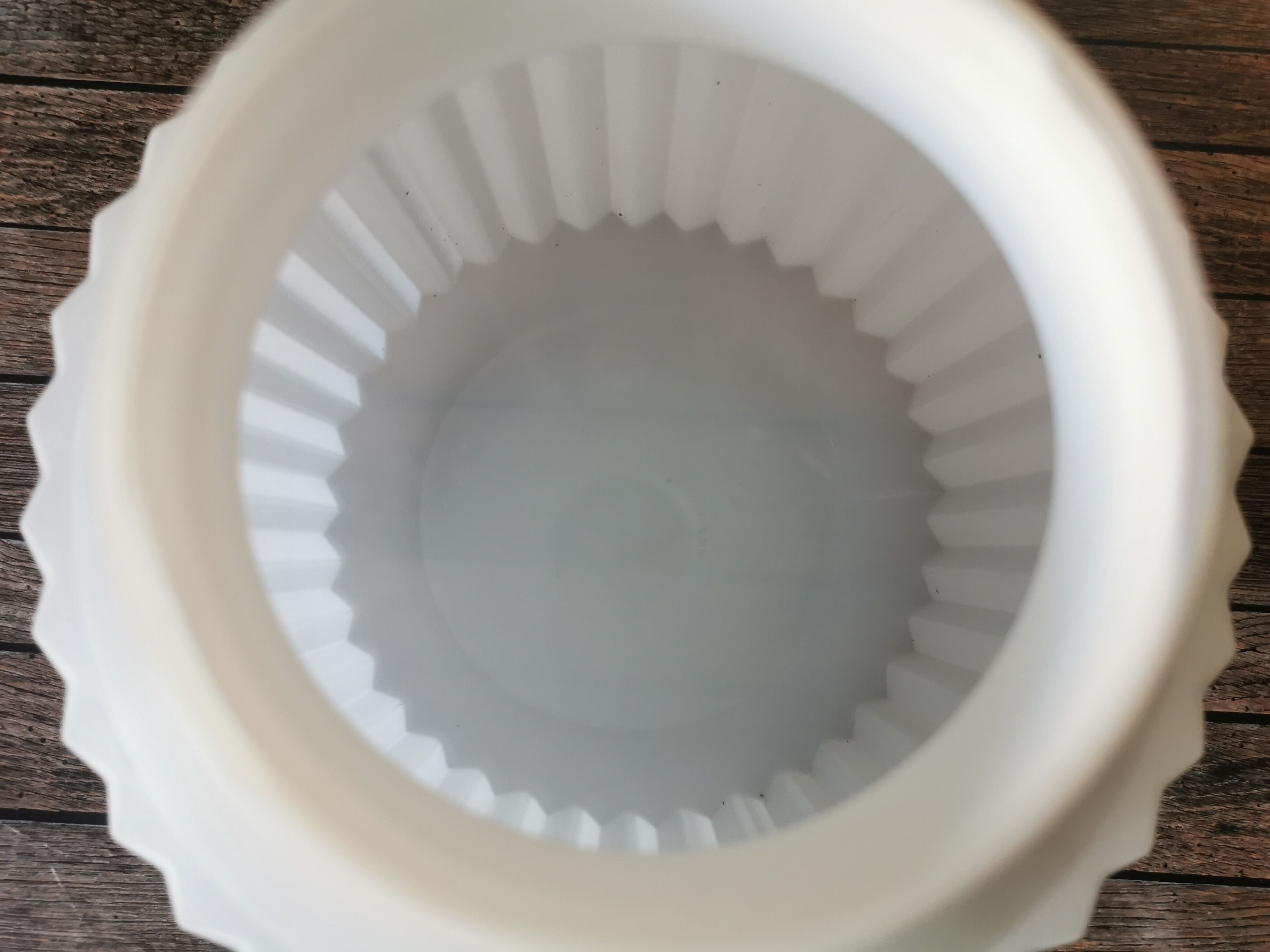 Philips vintage ceiling lamp pleated glass