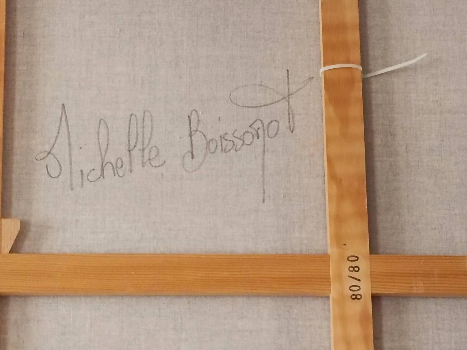 Abstract painting by Michelle Boissonnot