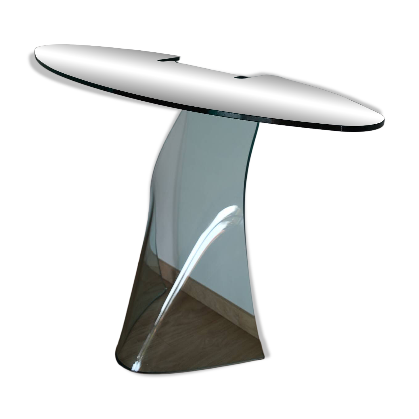 Fiam italia glass table/console – italian design