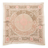 Vintage hand-embroidered tablecloth 123x132 cm