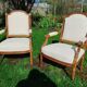 Pair of old Louis XVI style armchairs