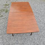 Scandinavian extendable table from the 60s in teak, 250cm L