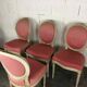 Suite of 4 medallion chairs