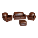Club chair and sofa set