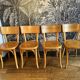 4 Baumann bistro chairs