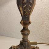 Empire style lamp circa 1950 and glass paste lampshade