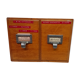 Ancien classeur en bois