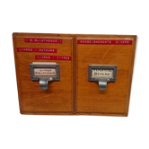Old wooden binder