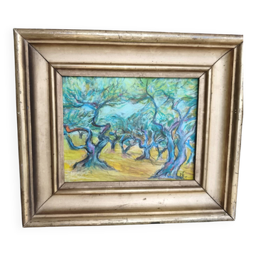 Impressionist painting.