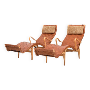 Paire de chaises longues - bruno mathsson